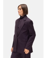 TELA Giacca donna monopettp viola