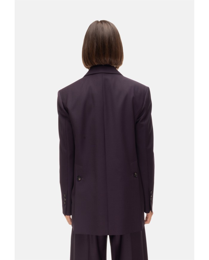TELA Giacca donna monopettp viola