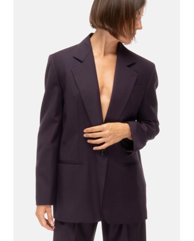 TELA Giacca donna monopettp viola