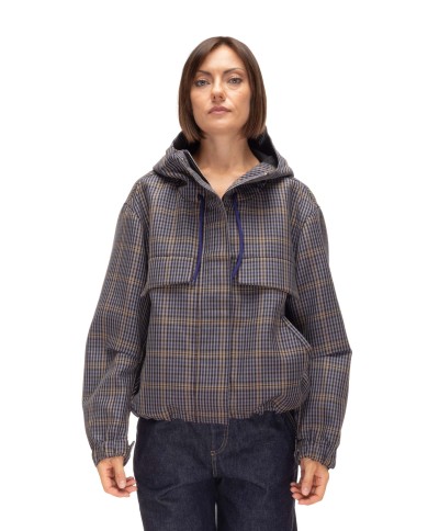 TELA Bomber donna oversize check