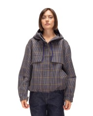 TELA Bomber donna oversize check