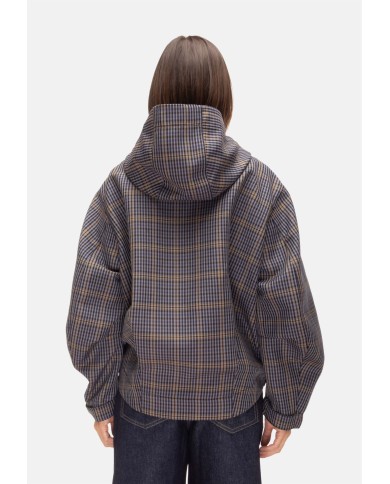 TELA Bomber donna oversize check