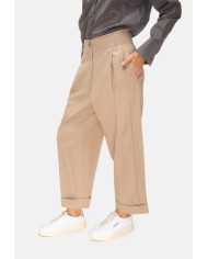 TELA Pantaloni donna pinces beige
