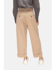 TELA Pantaloni donna pinces beige