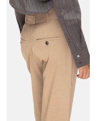 TELA Pantaloni donna pinces beige