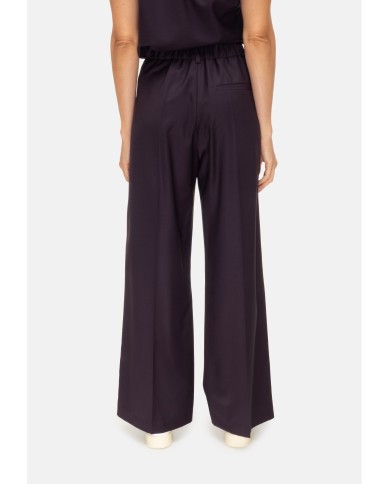TELA Pantaloni donna gamba dritta viola