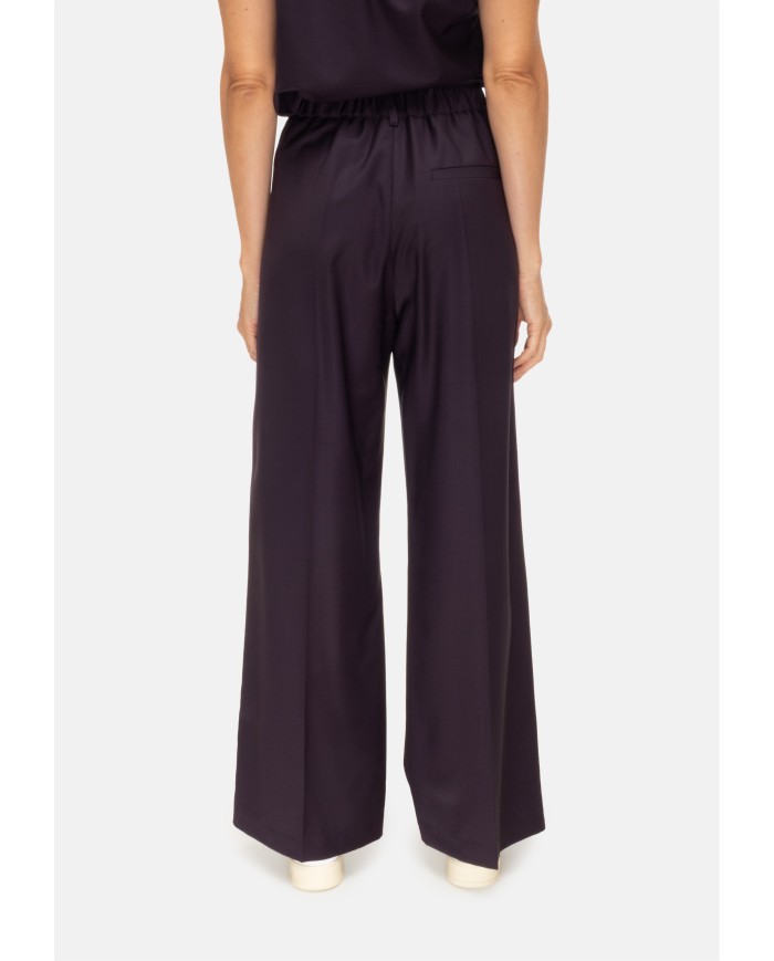 TELA Pantaloni donna gamba dritta viola