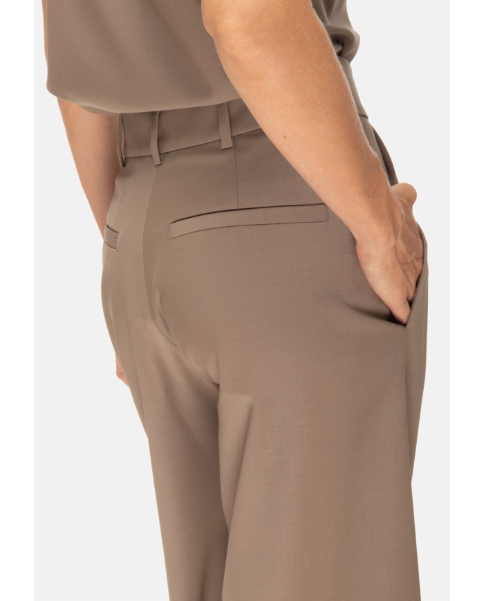 TELA Pantaloni donna pinces beige