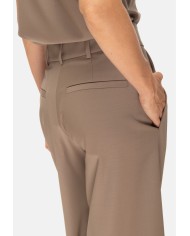 TELA Pantaloni donna pinces beige