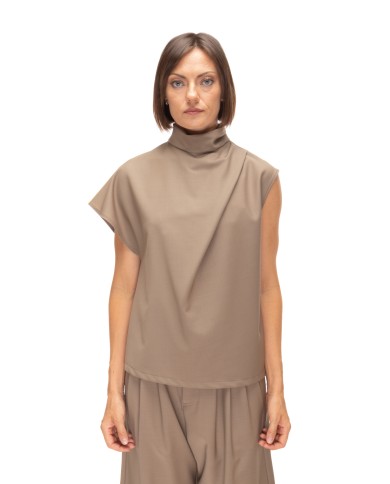 TELA Blusa donna beige