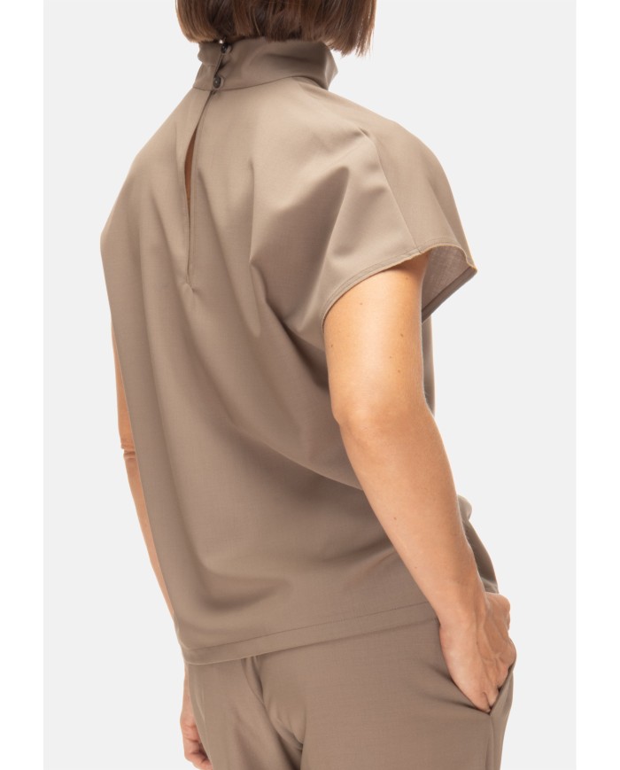 TELA Blusa donna beige