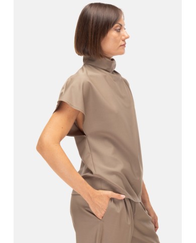 TELA Blusa donna beige