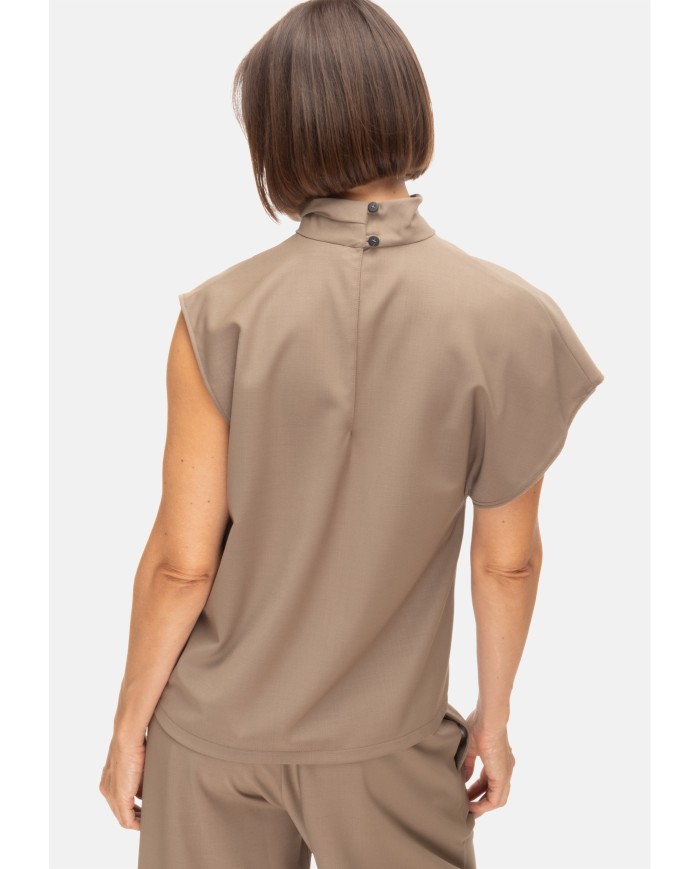 TELA Blusa donna beige
