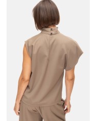 TELA Blusa donna beige