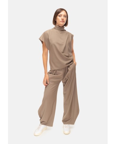 TELA Blusa donna beige