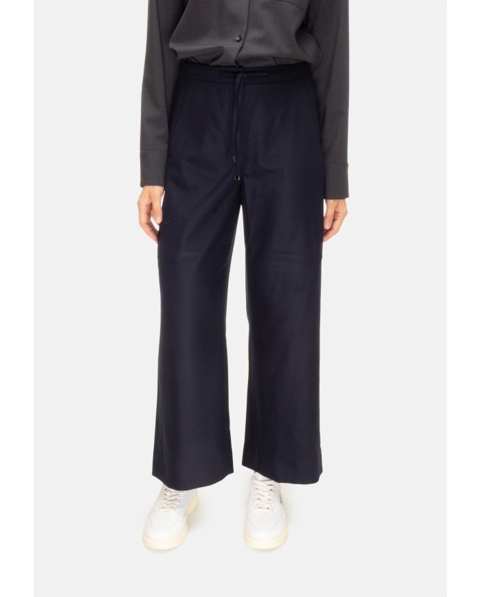 'S MAX MARA Pantaloni jogging  donna Flora Blu notte