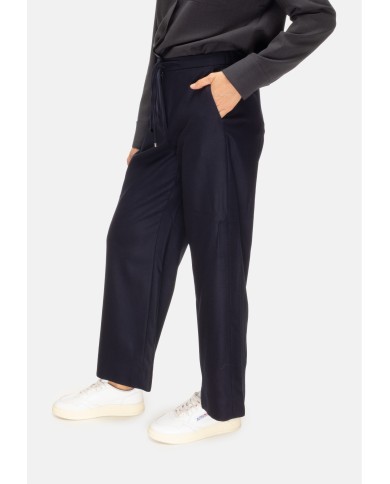 'S MAX MARA Pantaloni jogging  donna Flora Blu notte