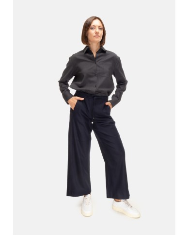 'S MAX MARA Pantaloni jogging  donna Flora Blu notte