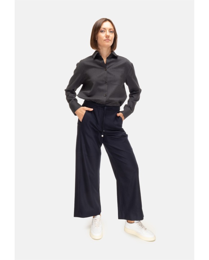 'S MAX MARA Pantaloni jogging  donna Flora Blu notte