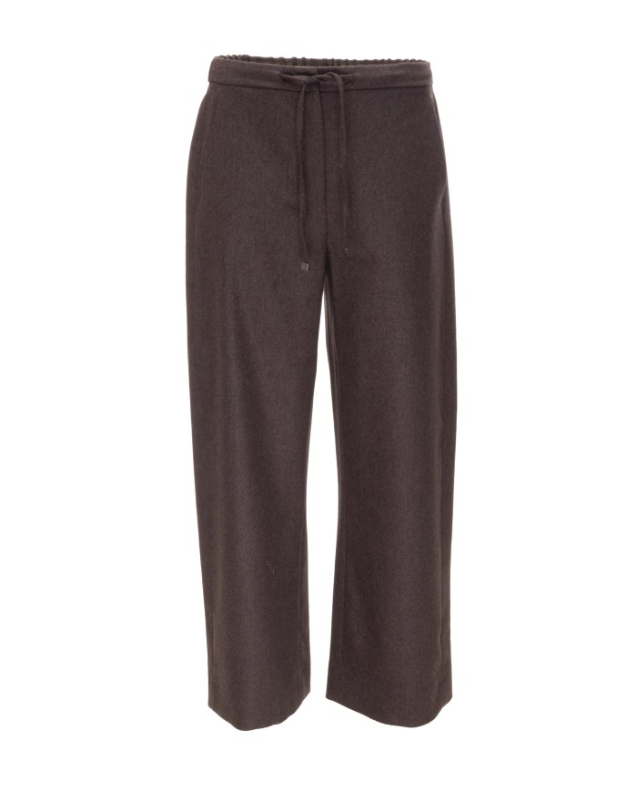 'S MAX MARA Pantaloni jogging  donna Flora marrone