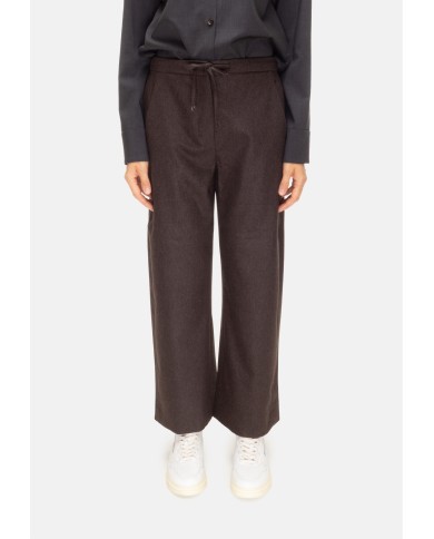 'S MAX MARA Pantaloni jogging  donna Flora marrone