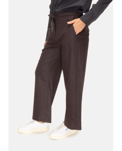 'S MAX MARA Pantaloni jogging  donna Flora marrone