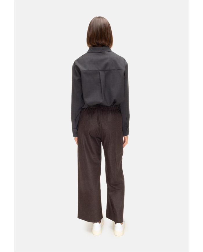 'S MAX MARA Pantaloni jogging  donna Flora marrone