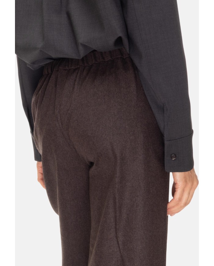 'S MAX MARA Pantaloni jogging  donna Flora marrone