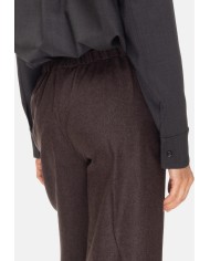 'S MAX MARA Pantaloni jogging  donna Flora marrone