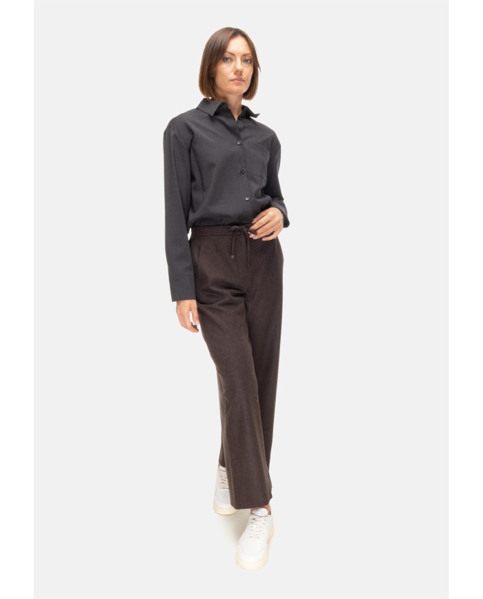 'S MAX MARA Pantaloni jogging  donna Flora marrone