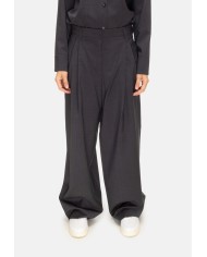 'S MAX MARA Pantaloni palazzo donna Taro Antracite