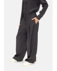 'S MAX MARA Pantaloni palazzo donna Taro Antracite