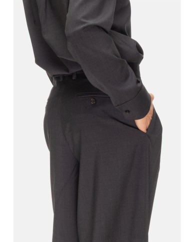 'S MAX MARA Pantaloni palazzo donna Taro Antracite