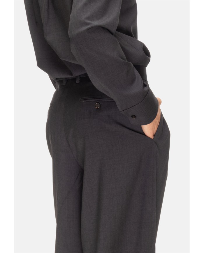 'S MAX MARA Pantaloni palazzo donna Taro Antracite