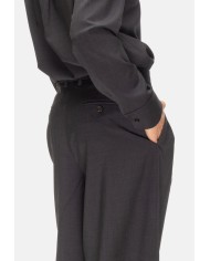 'S MAX MARA Pantaloni palazzo donna Taro Antracite
