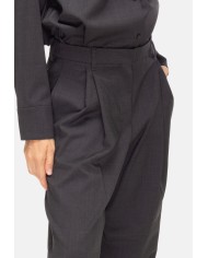 'S MAX MARA Pantaloni palazzo donna Taro Antracite