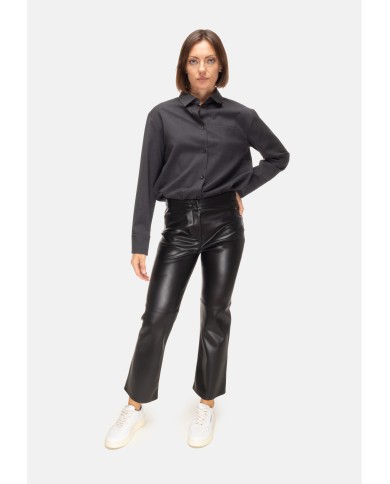 'S MAX MARA Pantaloni donna cropped neri