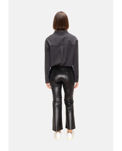'S MAX MARA Pantaloni donna cropped neri