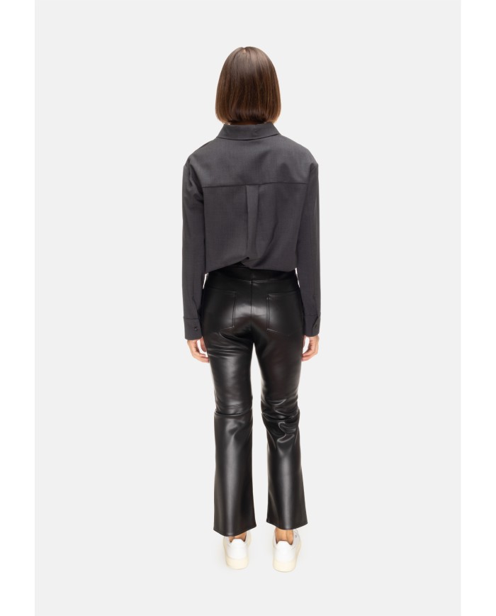 'S MAX MARA Pantaloni donna cropped neri