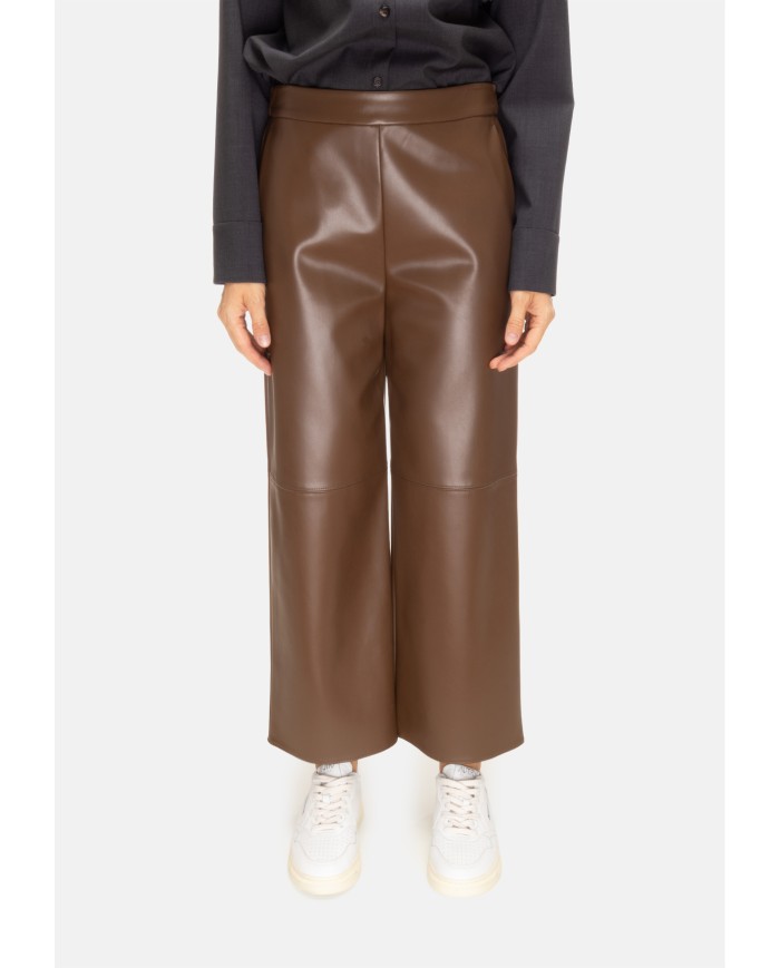 'S MAX MARA Pantaloni donna marrone