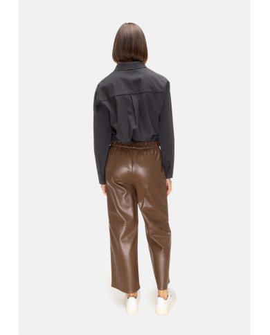 'S MAX MARA Pantaloni donna marrone