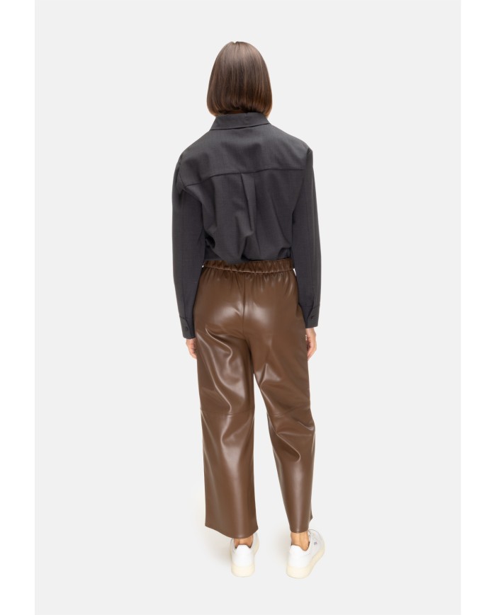 'S MAX MARA Pantaloni donna marrone