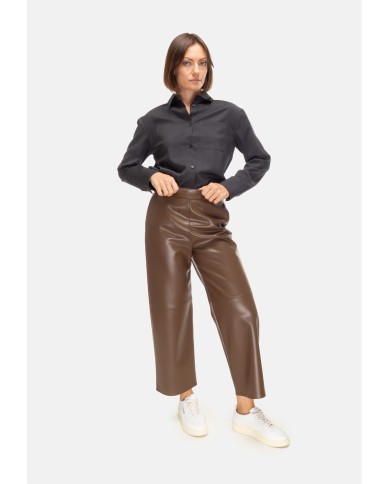'S MAX MARA Pantaloni donna marrone