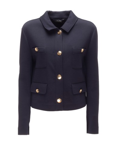 'S MAX MARA Giacca donna punto milano blu