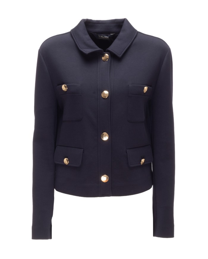 'S MAX MARA Giacca donna punto milano blu