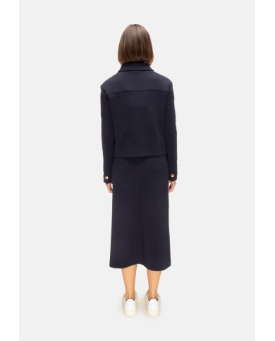 'S MAX MARA Giacca donna punto milano blu