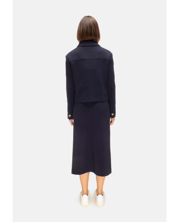 'S MAX MARA Giacca donna punto milano blu