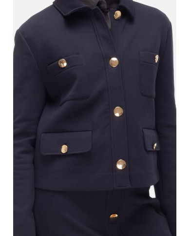 'S MAX MARA Giacca donna punto milano blu