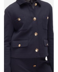 'S MAX MARA Giacca donna punto milano blu
