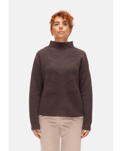 HERNO Maglia donna marrone
